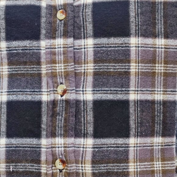 Red Head casual button down flannel shirt brown grey plaid men's size 2XLT - Picture 10 of 10